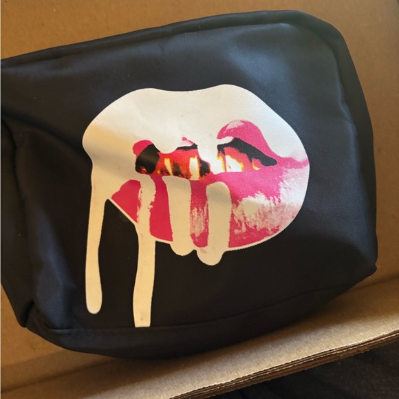 Kylie Cosmetics Accessories - Kylie Cosmetics Black Makeup Bag-like new